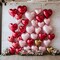 12-Piece Pink & Red Heart Balloons – 18-Inch Pearl Foil Love Balloons for Birthdays, Bridal Showers, Engagements, Weddings, and Valentine’s Day Party Decorations
